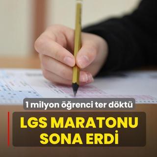 LGS maratonu sona erdi! 1 milyon ��renci ter d�kt�