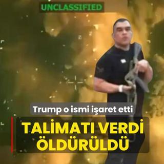 Trump o ismi i�aret etti! Talimat� verdi, �ld�r�ld�