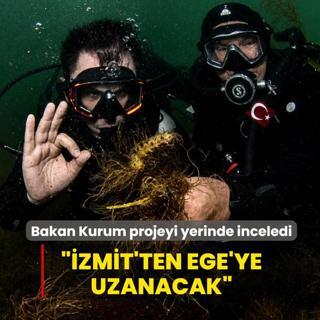 Bakan Kurum projeyi yerinde inceledi: �zmit'ten Ege'ye uzanacak