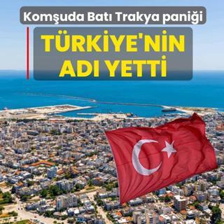 Kom�uda Bat� Trakya pani�i: T�rkiye'nin ad� yetti