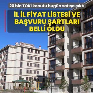 20 bin TOK� konutu bug�n sat��a ��kt�