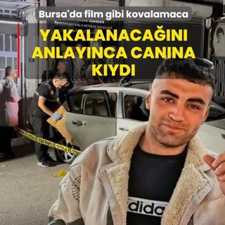 Bursa'da film gibi kovalamaca! Yakalanaca��n� anlay�nca can�na k�yd�