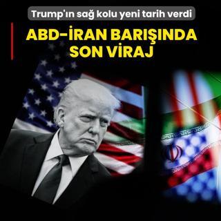 ABD-�ran mutabakat�nda son viraj! Trump'�n sa� kolu tarih verdi