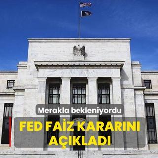 FED faiz karar�n� a��klad�