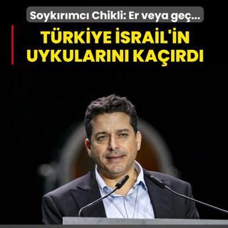 T�rkiye �srail'in uykular�n� ka��rd�! Soyk�r�mc� Chikli: Er veya ge�...
