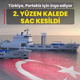 T�rkiye, Portekiz i�in in�a ediyor! 2. y�zen kalede sac kesildi