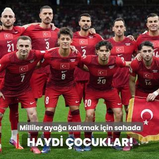 Haydi �ocuklar! Milliler aya�a kalkmak i�in sahada