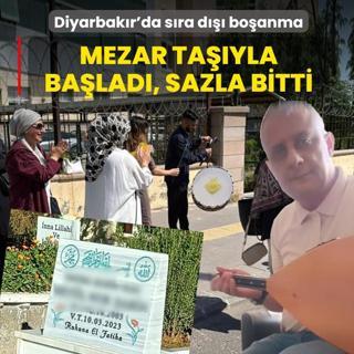Mezar ta��yla ba�lad�, ba�lamayla bitti! Diyarbak�r'da s�ra d��� bo�anma