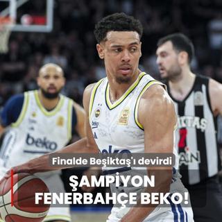 �ampiyon Fenerbah�e Beko! Finalde Be�ikta�'� devirdi
