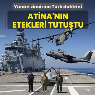 Yunan zincirine T�rk doktrini! Atina'n�n etekleri tutu�tu