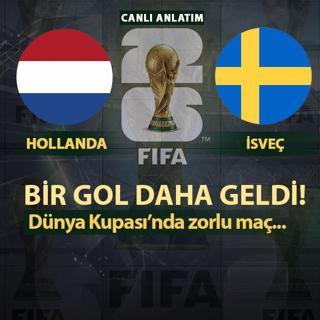 CANLI: Hollanda - �sve�
