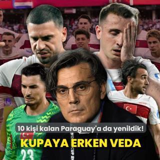10 ki�i kalan Paraguay'a da yenildik! Bizim �ocuklar'dan D�nya Kupas�'na erken veda