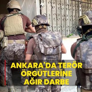 Ankara'da ter�r operasyonu: 209 ��pheli g�zalt�nda