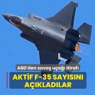 ABD'den sava� u�a�� itiraf�: Aktif F-35 say�s�n� a��klad�lar