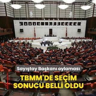 TBMM'de Say��tay Ba�kan� oylamas�... Se�im sonucu belli oldu