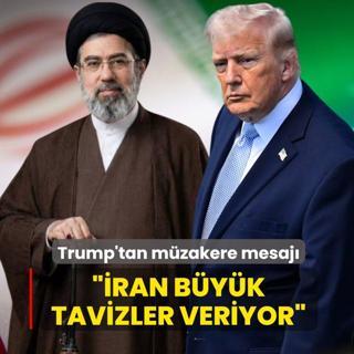 Trump'tan dikkat �eken m�zakere mesaj�... ��ran b�y�k tavizler veriyor�