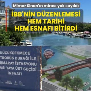 Mimar Sinan'�n miras�n� bir kenara att�lar! �BB'nin d�zenlemesi hem tarihi hem esnaf� bitirdi