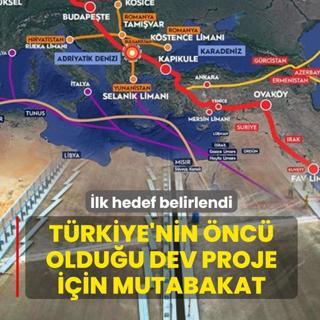 T�rkiye'nin �nc� oldu�u dev proje i�in mutabakat! �lk hedef belirlendi