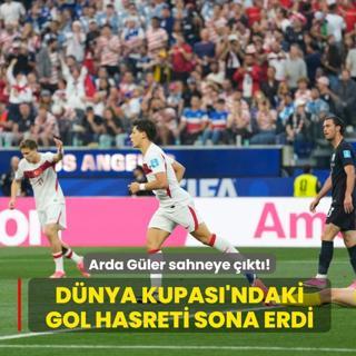 Arda G�ler sahneye ��kt�! D�nya Kupas�'ndaki gol hasreti sona erdi