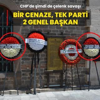 CHP'de �imdi de �elenk sava��! Bir cenaze, tek parti, 2 genel ba�kan
