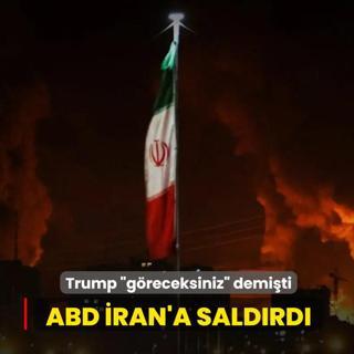 Trump �g�receksiniz� demi�ti... ABD �ran'� vurdu