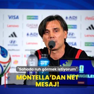 Vincenzo Montella'dan net mesaj! �Sahada ruh g�rmek istiyorum�