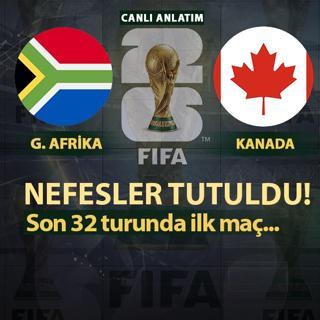 CANLI: G�ney Afrika - Kanada