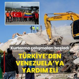 T�rkiye'den Venezuela'ya yard�m eli: Kurtarma �al��malar� ba�lad�