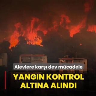�zmir'i alevler sard�... OGM: Yang�n kontrol alt�na al�nd�