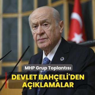 MHP Grup Toplant�s�... Devlet Bah�eli'den a��klamalar
