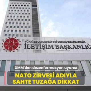 NATO Zirvesi ad�yla sahte portal kurdular... DMM'den dezenformasyon uyar�s�