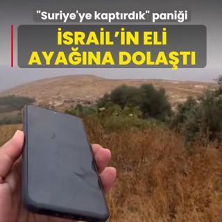 �Suriye'ye kapt�rd�k� pani�i! �srail'in eli aya��na dola�t�