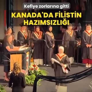 Kanada'da Filistin haz�ms�zl���! Kefiye zorlar�na gitti