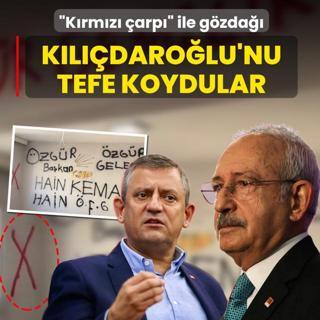 �K�rm�z� �arp�� ile g�zda��! �zel'ciler K�l��daro�lu'nu tefe koydu