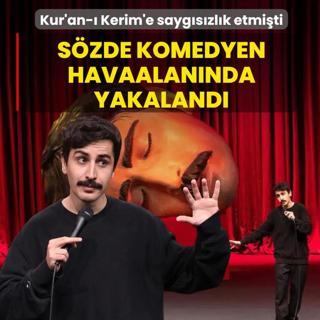 Kur'an-� Kerim'e sayg�s�zl�k etmi�ti! S�zde komedyen Deniz G�kta�'a havaalan�nda g�zalt�