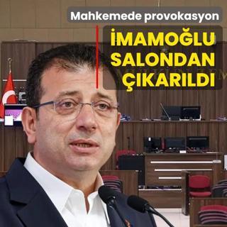 Mahkemede provokasyon! �mamo�lu salondan ��kar�ld�