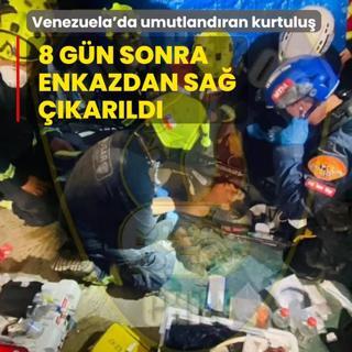 Venezuela'da umutland�ran kurtulu�! 8 g�n sonra enkazdan sa� ��kar�ld� 1 Be�en tepkisi.
