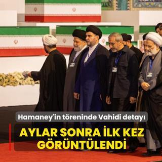 Hamaney'in t�reninde Vahidi detay�! Aylar sonra ilk kez kamuoyu kar��s�nda
