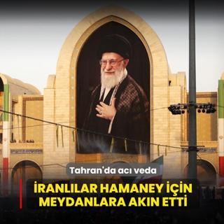 �ran'�n ac� g�n�: On binlerce �ranl� Hamaney i�in meydanlara ak�n etti