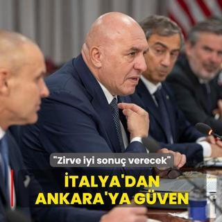 �talya'dan Ankara'ya g�ven: Zirve iyi sonu� verecek