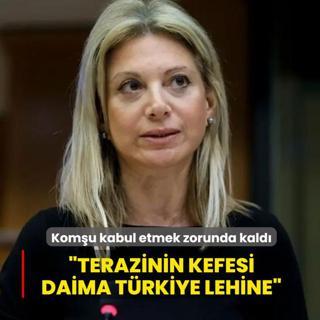 Kom�u kabul etmek zorunda kald�: Terazinin kefesi daima T�rkiye lehine