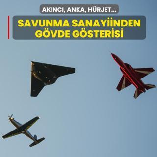 AKINCI, ANKA, H�RJET... Savunma sanayiinden g�vde g�sterisi