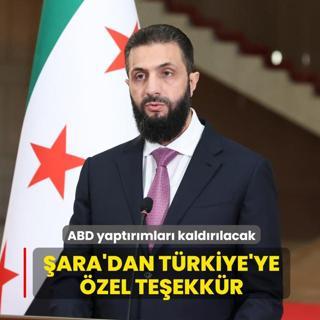 ABD yapt�r�mlar� kald�r�lacak... Suriye Cumhurba�kan� �ara'dan T�rkiye'ye �zel te�ekk�r