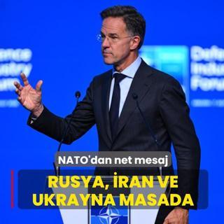NATO Genel Sekreteri Rutte'den net mesaj�! Rusya, �ran ve Ukrayna masada