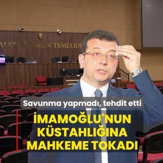 �mamo�lu'nun k�stahl���na mahkeme tokad�! Savunma yapmad�, tehdit etti