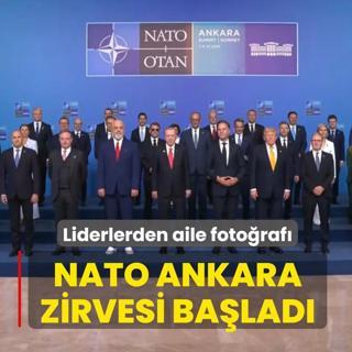 Liderlerden aile foto�raf�: NATO Ankara Zirvesi ba�lad�