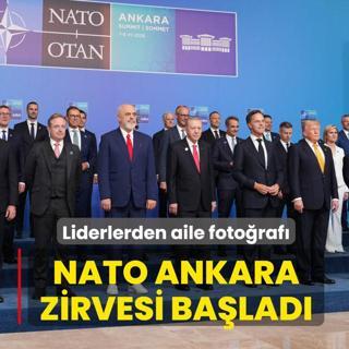 Liderlerden aile foto�raf�: NATO Ankara Zirvesi ba�lad�