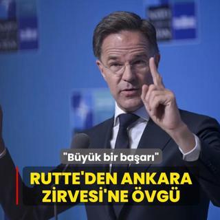 Rutte'den Ankara Zirvesi'ne �vg�! �B�y�k bir ba�ar��