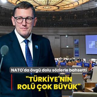 NATO'da �vg� dolu s�zlerle bahsetti: T�rkiye'nin rol� �ok b�y�k