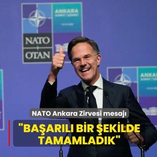 Rutte'den NATO Ankara Zirvesi mesaj�: Son derece ba�ar�l� bir �ekilde tamamlad�k
